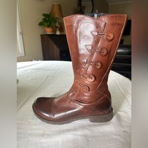 Jafa caramel colored boots size 38/7 1/2